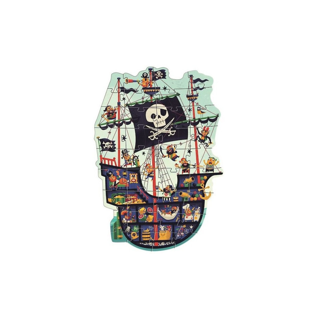 Puzzle Géant - Le Bateau des Pirates - 36 Pièces