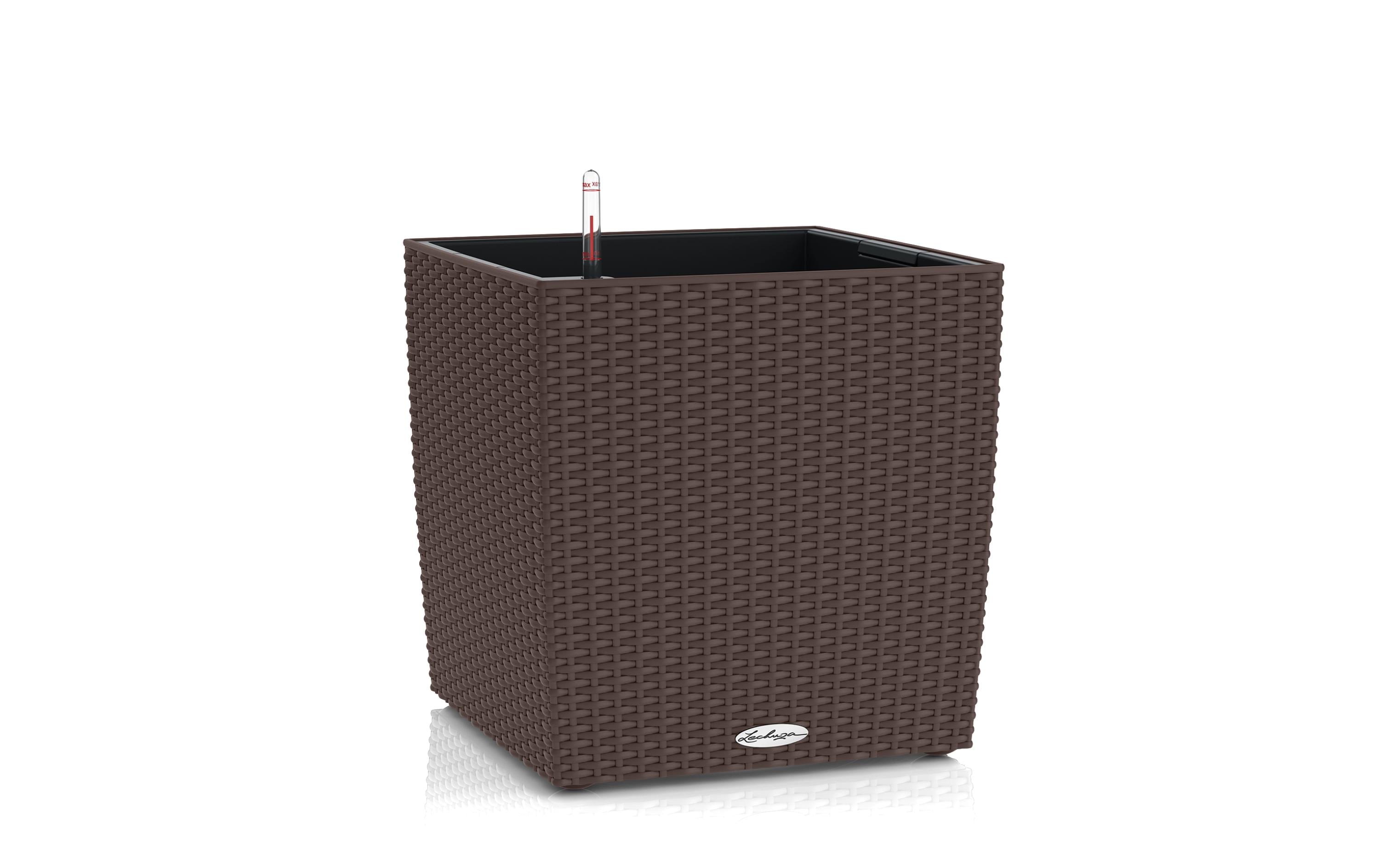 Blumentopf Cube Cottage 30 BraunPflanzengefäss – Komplettset
