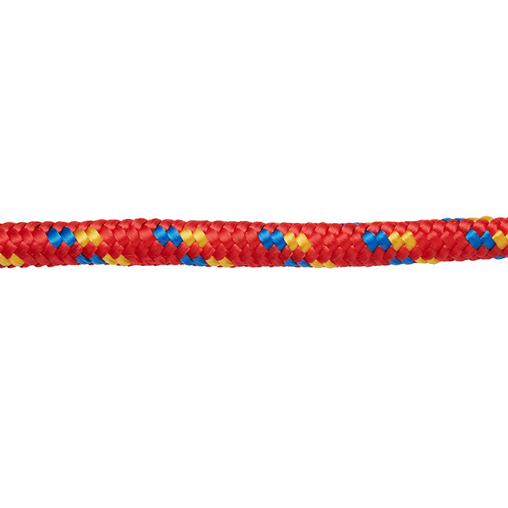 Corde tressée rouge ø9 mm, 7.5 m