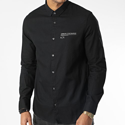Chemise Manches Longues 6LZC17 Noir