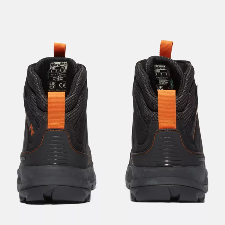 Bota de trabalho Trailwind Comp-Toe para homens, na cor preta.