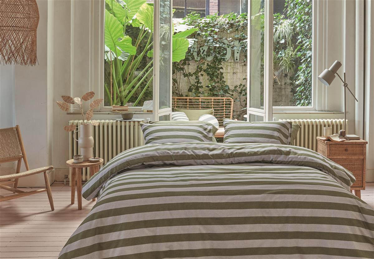 Bettwäsche BOLD STRIPE 135x200 cm, mit 1 Kissen