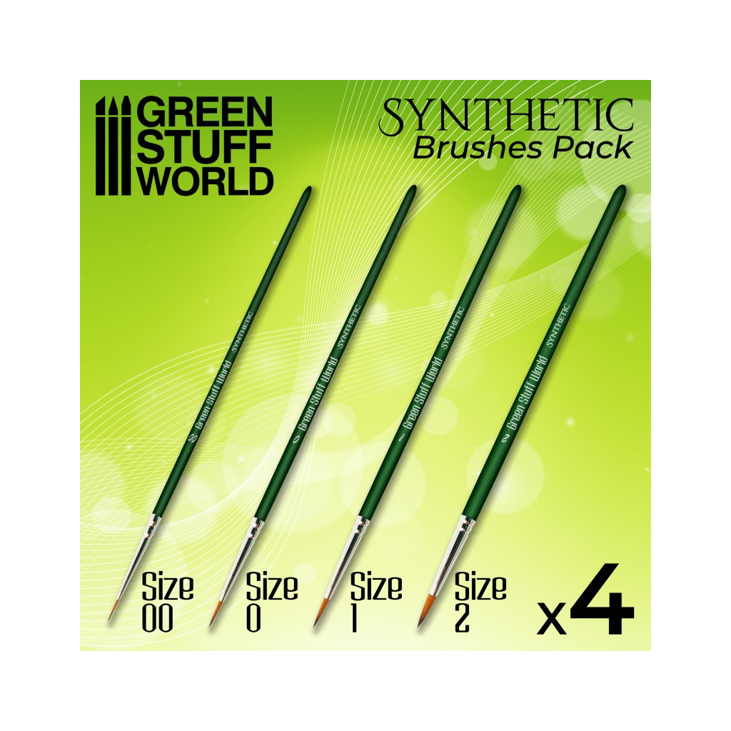 Green Séries : Set de Pinceaux Synthétiques