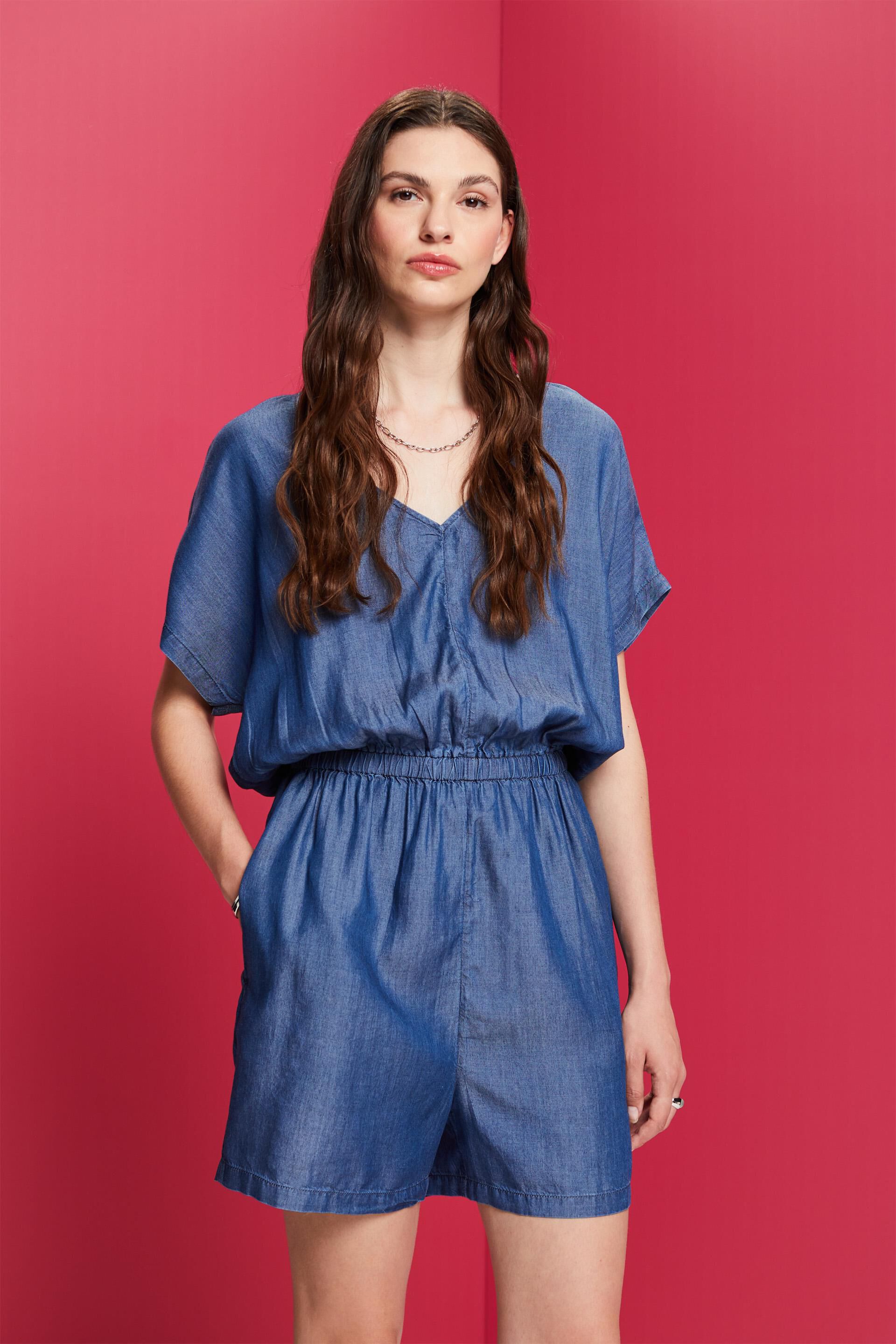 Combishort d’aspect jean, TENCEL™