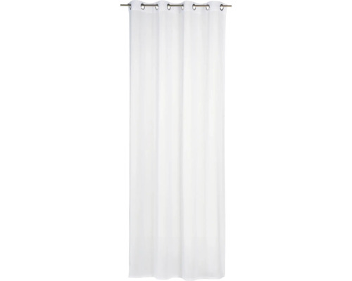 Sjaal met oogjes Feel Good effen wit 140x255 cm