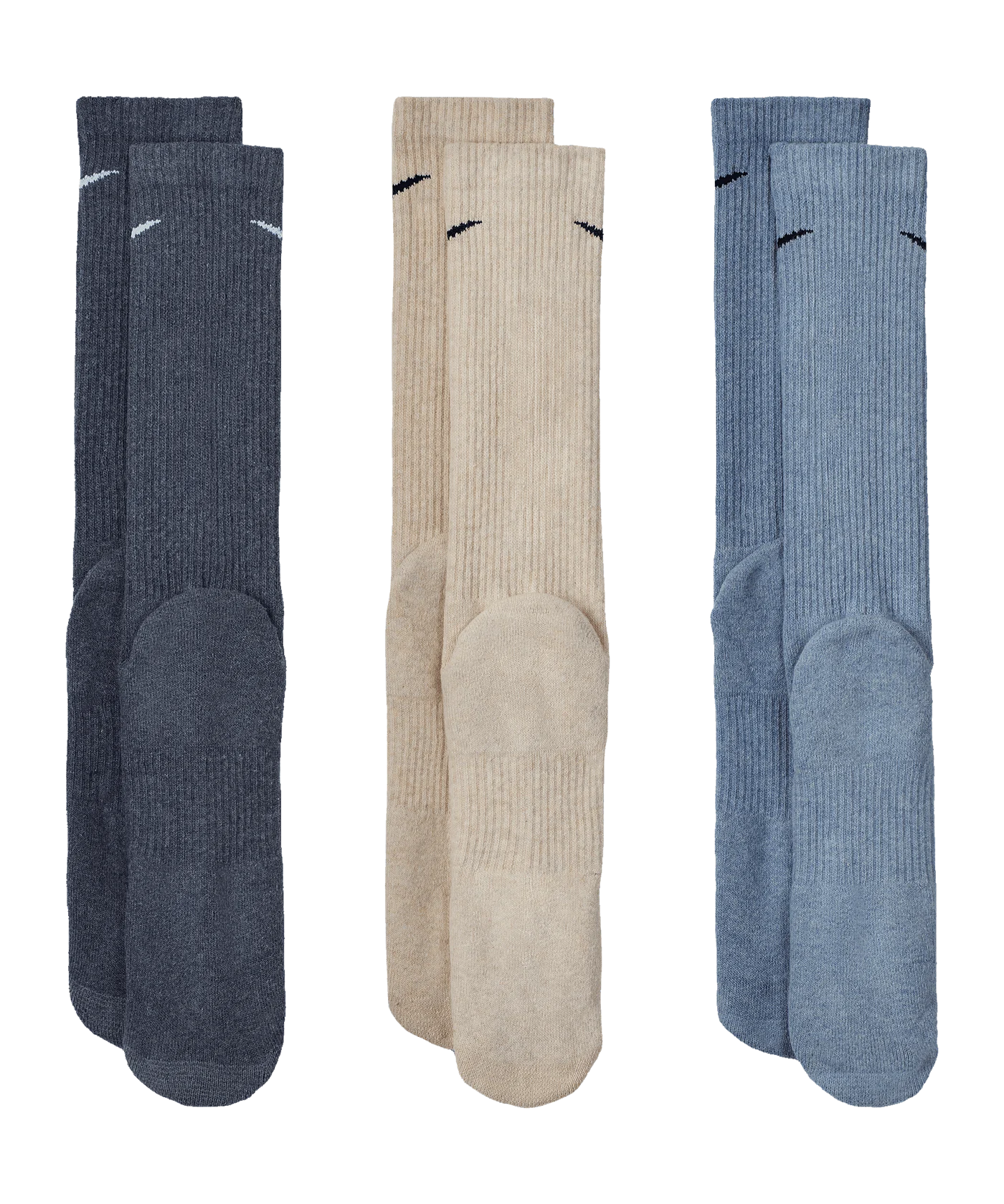 Nike Everyday Plus Cush Crew Socken Schwarz F901