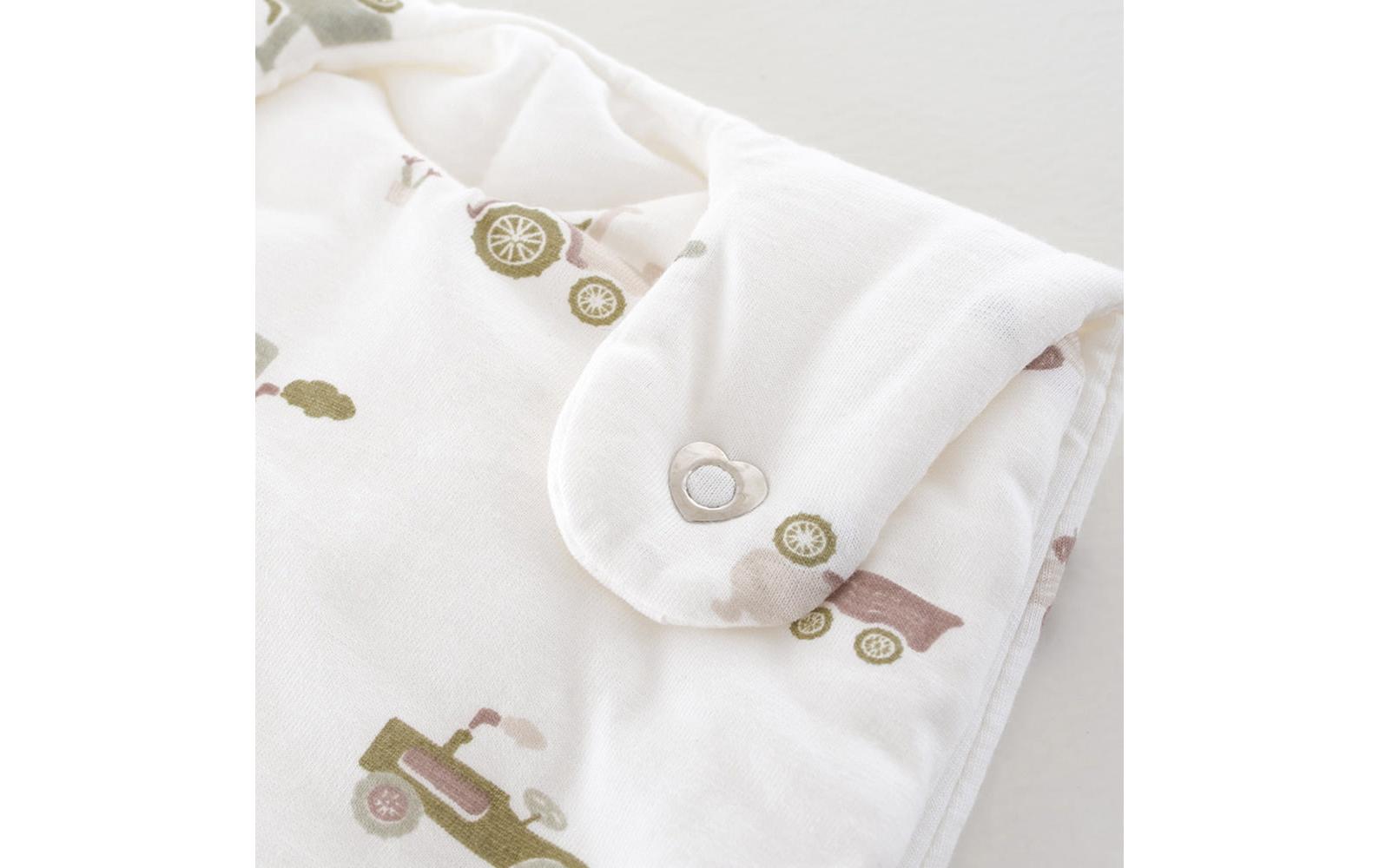 Baby-Sommerschlafsack Lieb Little Farm Grün Gr. 50/56Hochwertiger Babyschlafsack