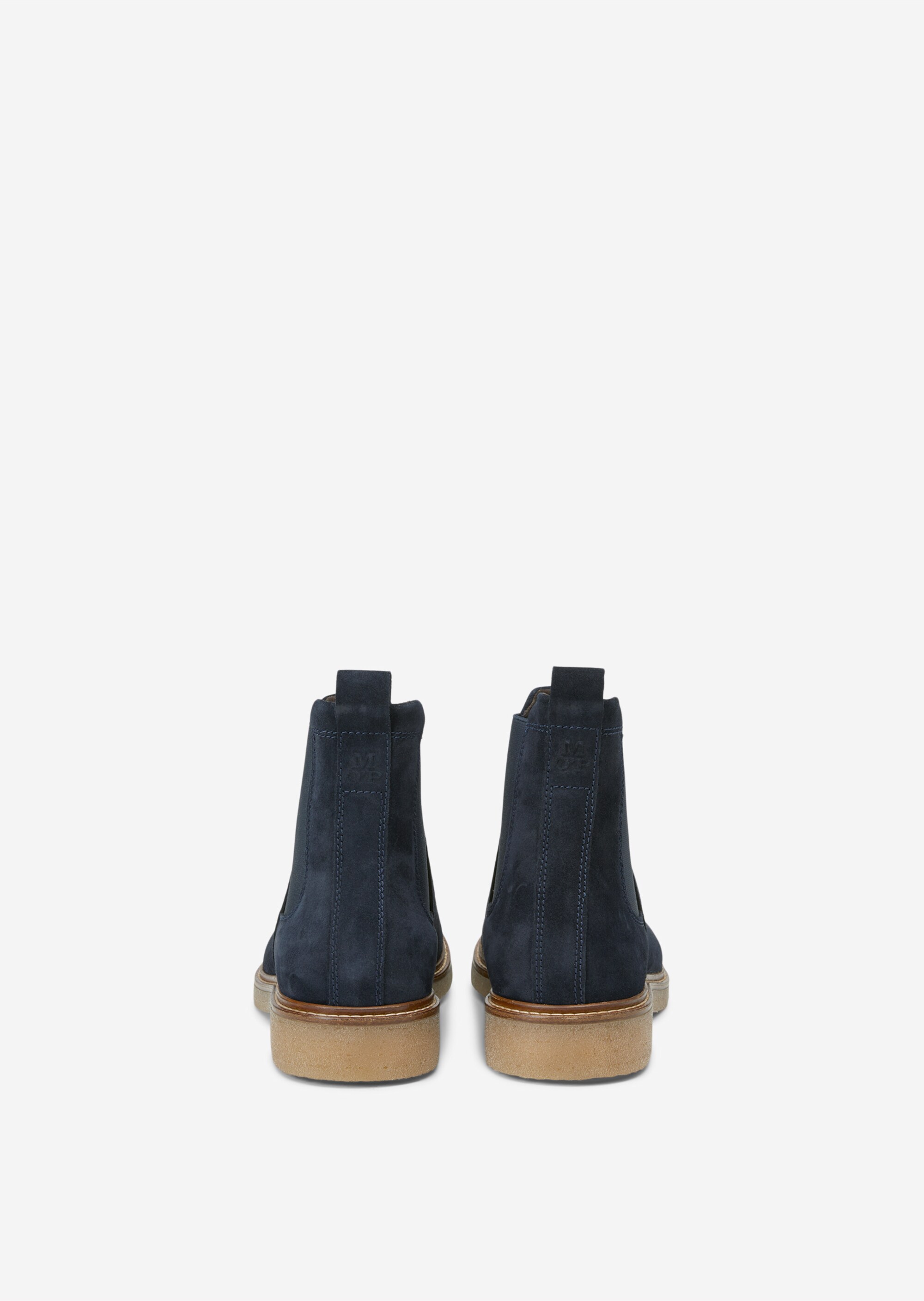 Chelsea-Boot aus softem Velours-Rindleder