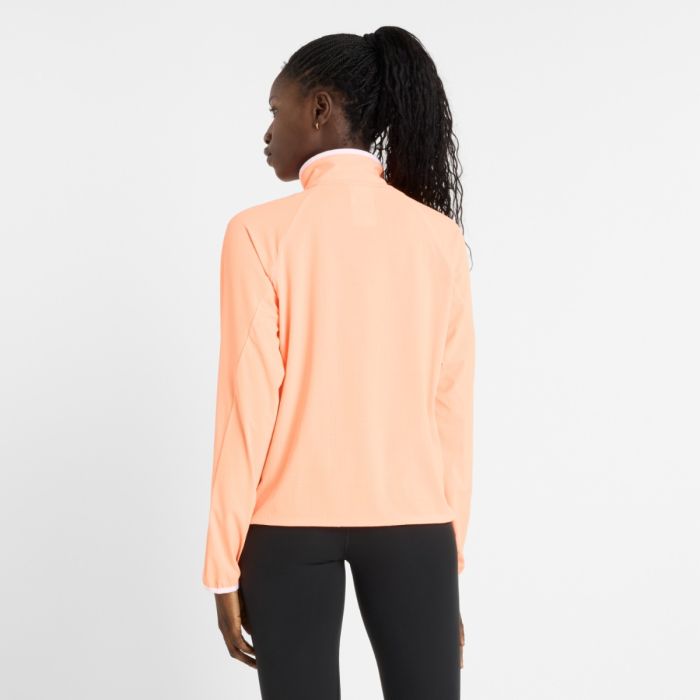 New Balance Dame Jakker Ultra Light Half Zip Jacket Orange