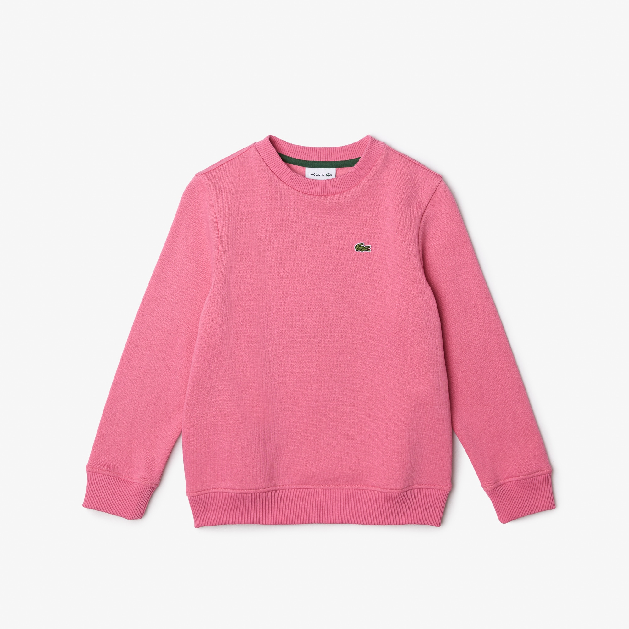 Sweatshirt enfant Lacoste en molleton de coton biologique Pullovers & Sweatshirts - Rose - Lacoste - Enfant