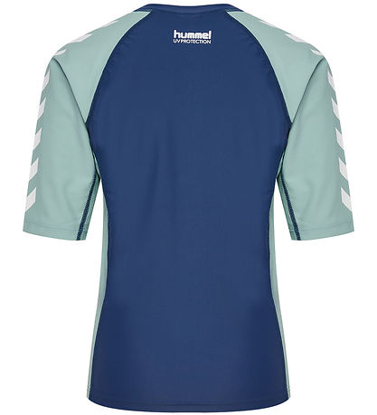 Hummel Badeshirt - UV40+ - HmlFiji - Dark Denim