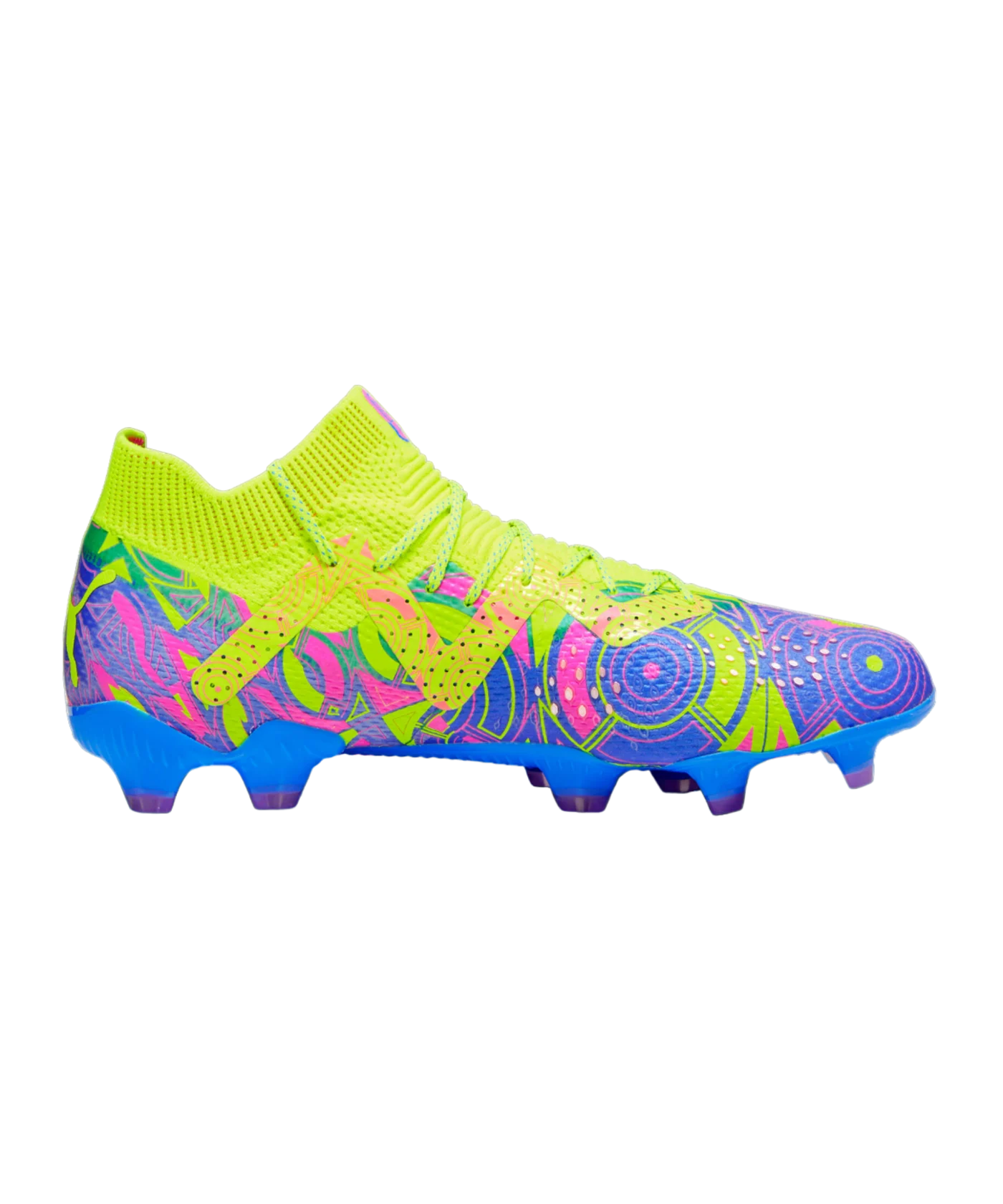PUMA FUTURE Ultimate FG/AG Energy Blau Gelb Pink F01