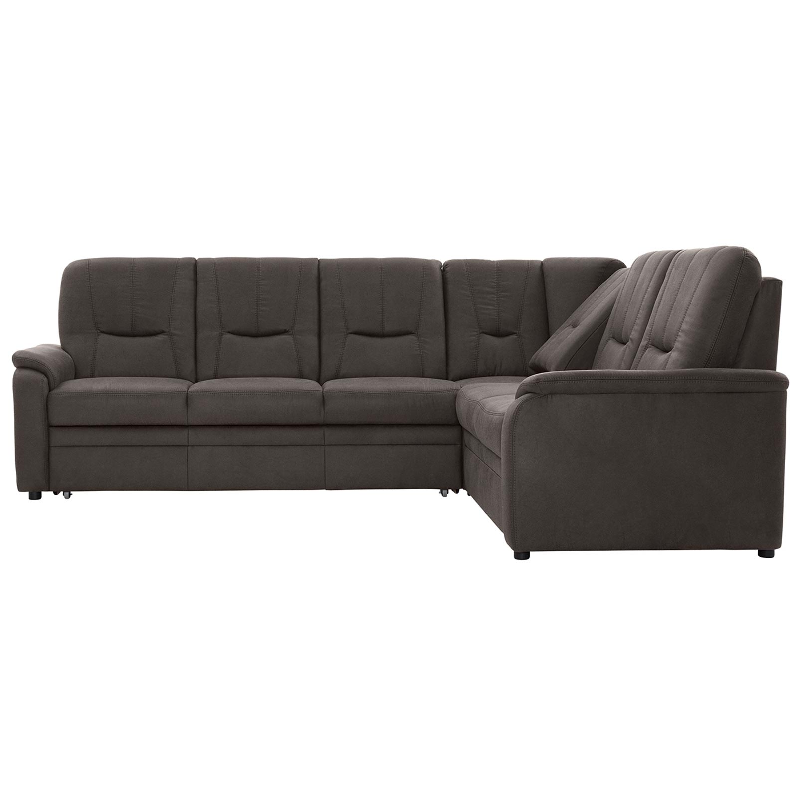 polsterpower Ecksofa - Saddle anthrazit - Basismodell - rechts