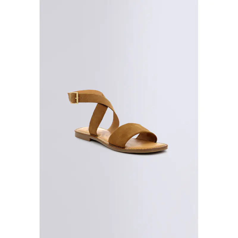 KICK GIMIK CAMEL SANDALES Cuir Femme