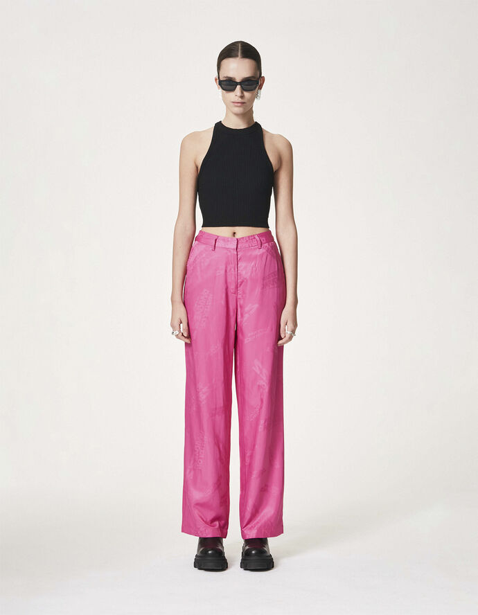 Han kjøbenhavn Cropped Racer Top Brown