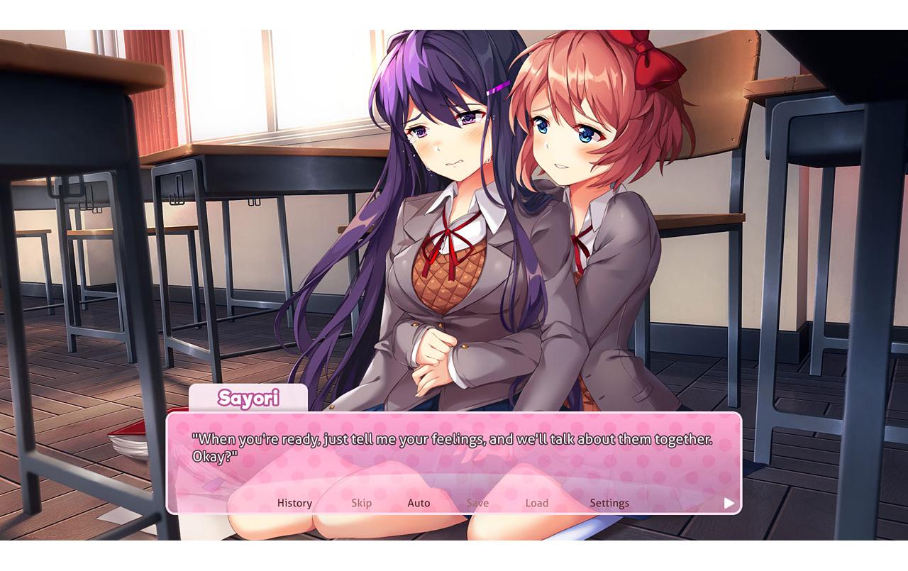 Doki Doki Literature Club PlusPsychologisches Visual Novel Horrorspiel für die PlayStation 4