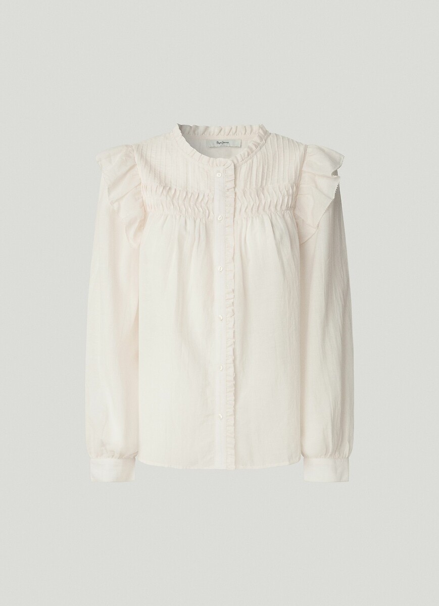 PEPE JEANS<br>Blusa com babados LOIR
