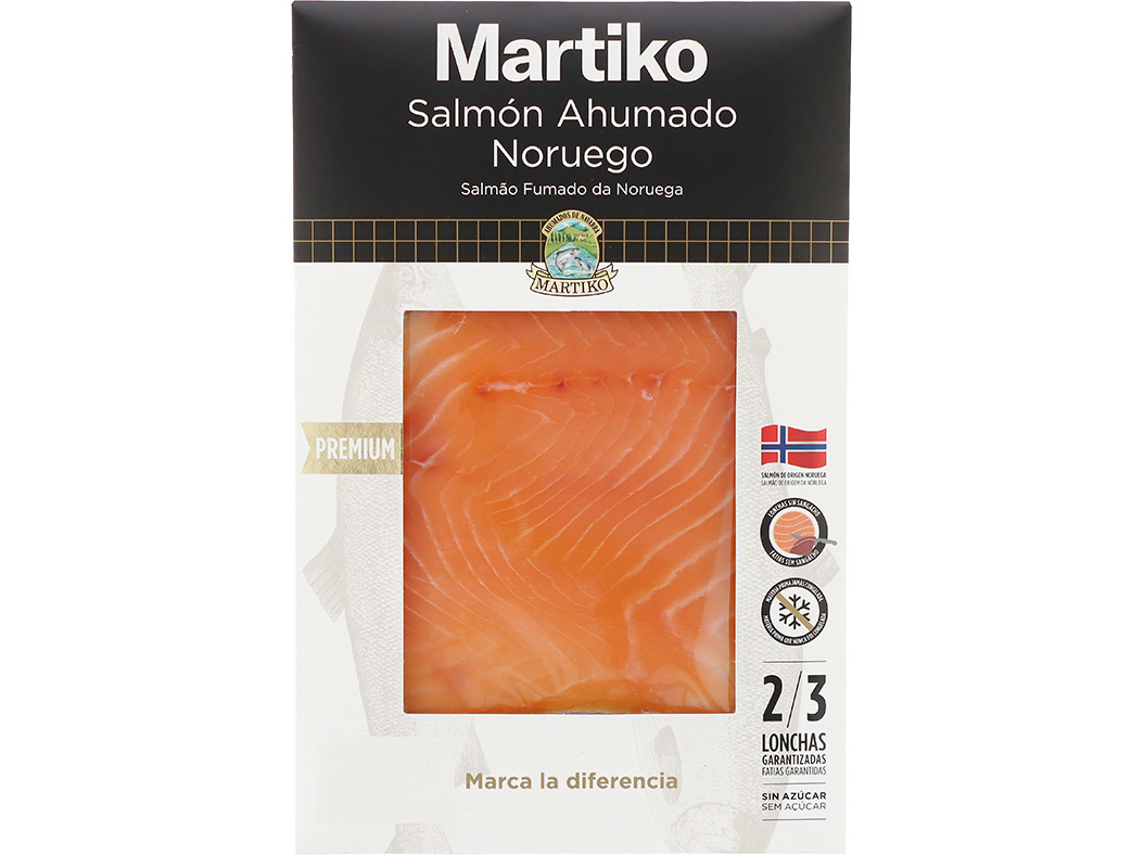 SALMÂO DA NORUEGA FUMADO MARTIKO 80G
