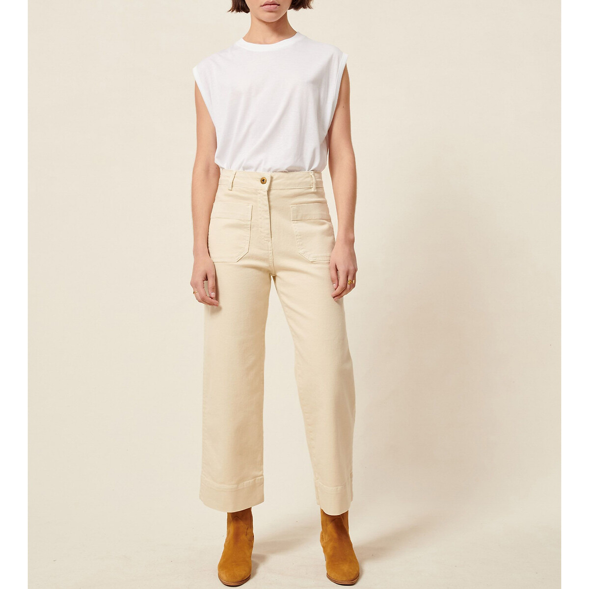 SESSÃO<br>Calças jeans largas, Seakey O