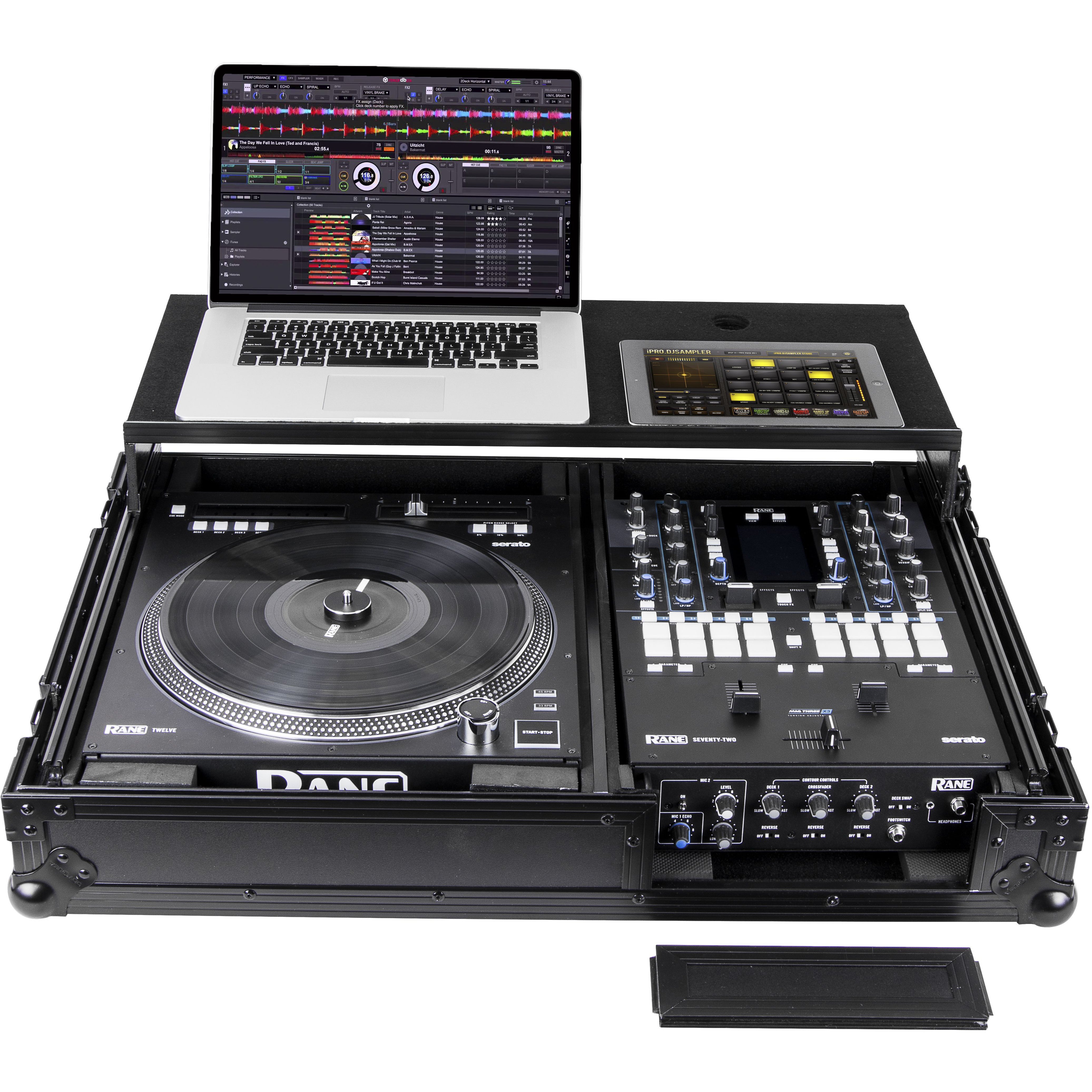 Odyssey FZGS1RA1272WBL voor Rane 72 x Twelve Black Label