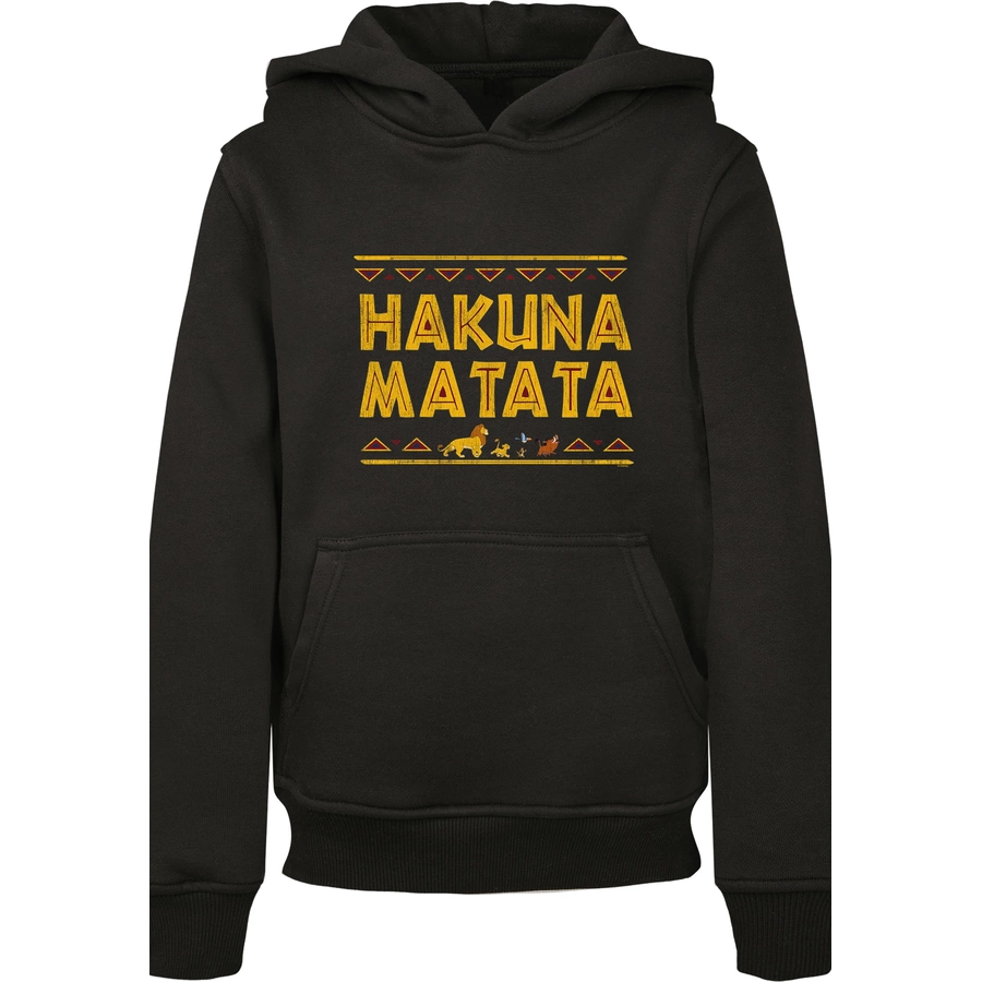 F4NT4STIC Hoodie  König der Löwen Hakuna Matata schwarz