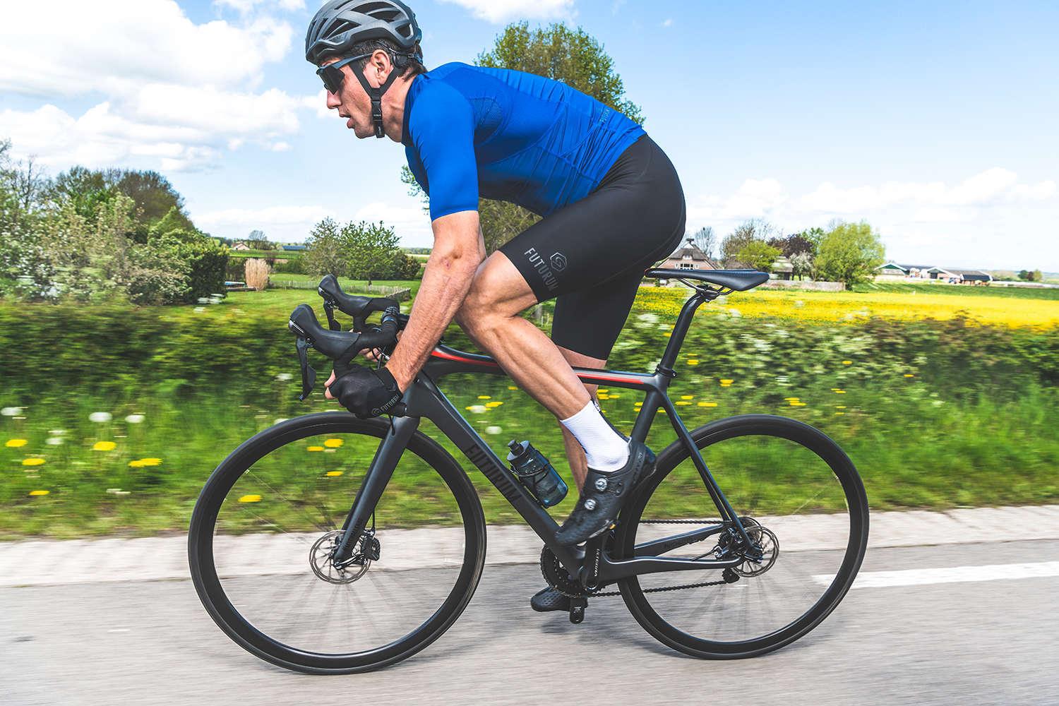 FUTURUM JORIS PRO Fietsbroek Kort Zwart Heren