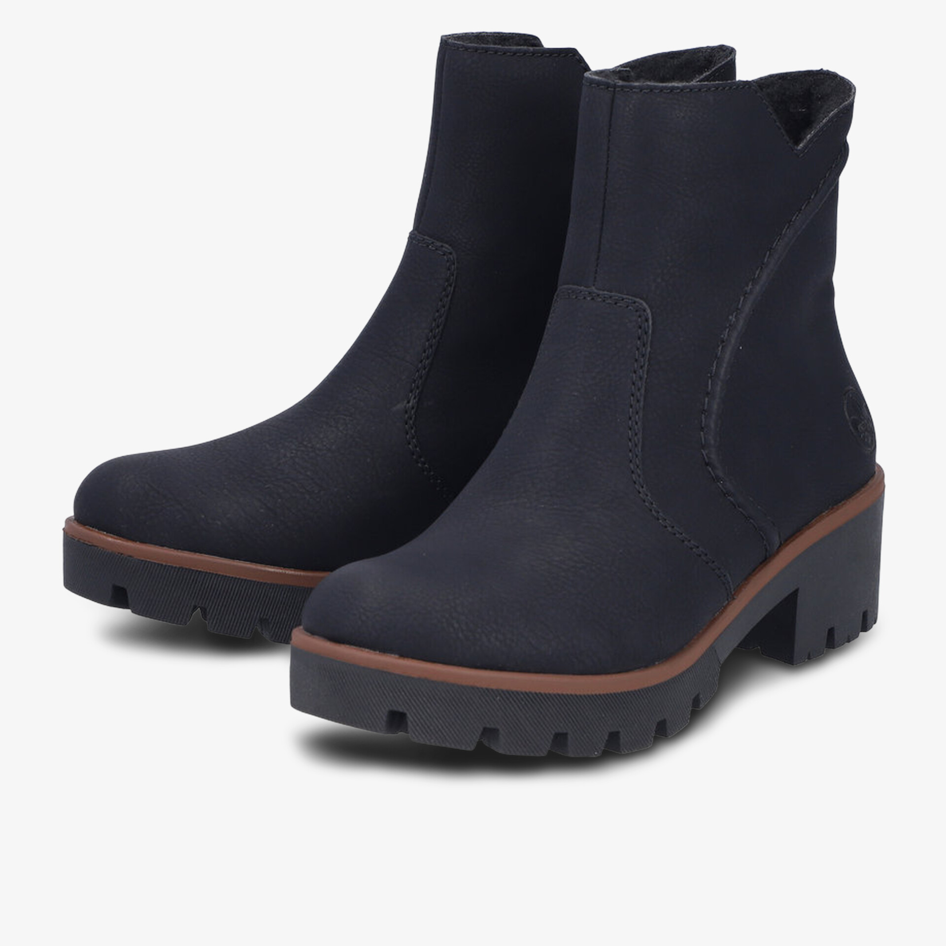 rieker Damen Klassische Stiefeletten schwarz