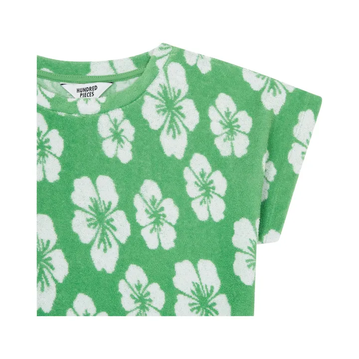 Hundred Pieces T-shirt bio en tissu éponge | Vert