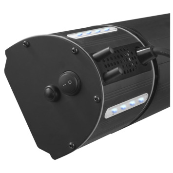 Heat and Beat zwart 2000 Watt