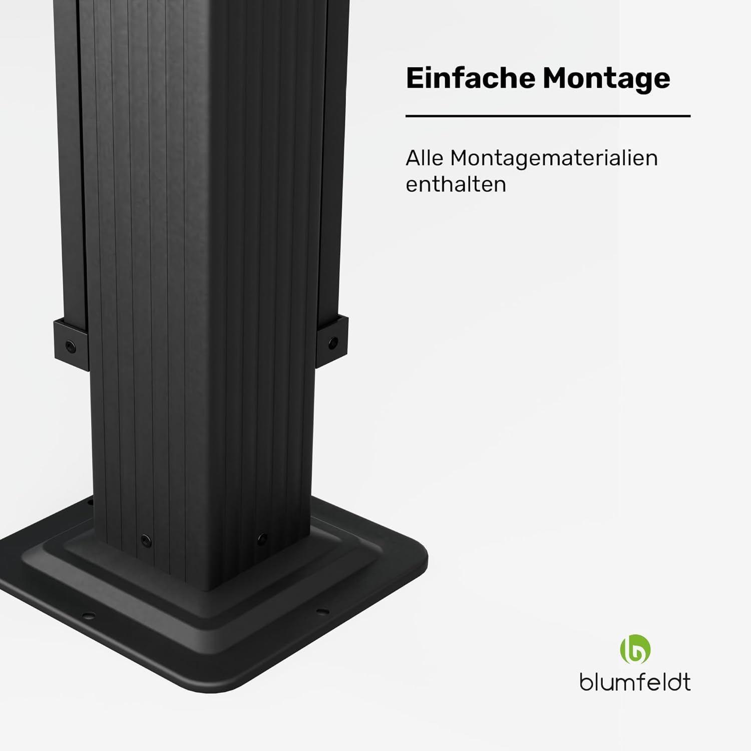 blumfeldt Pantheon Cortina Pavillon 3x3 m – Aluminiumrahmen, Verstellbares Dach & Seitenrollos, Wetterfest & Stabil, Beige/Schwarz