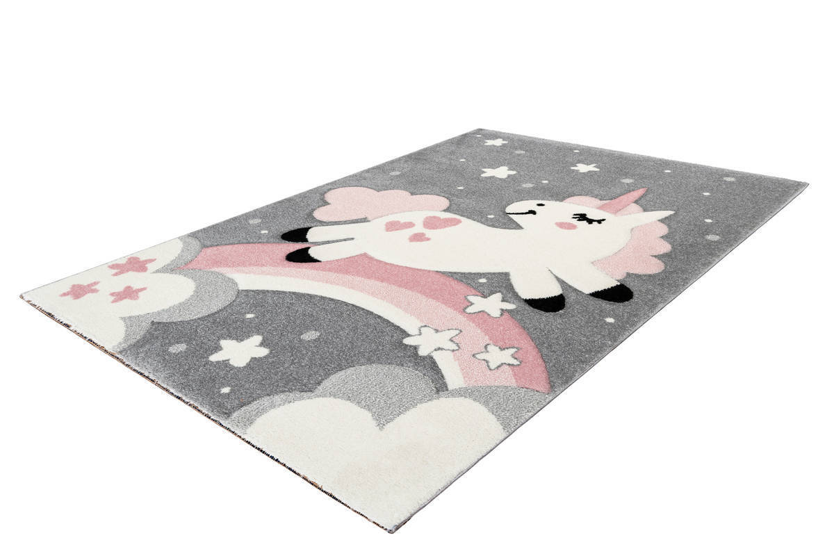 Kinderteppich MITCHELL - rosa - 80x150 cm