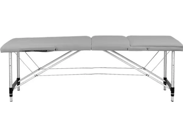 Activeshop ALUMINIUM FIZJO COMFORT 3-SEGMENT FOLDING MASSAGE TABLE GRAY