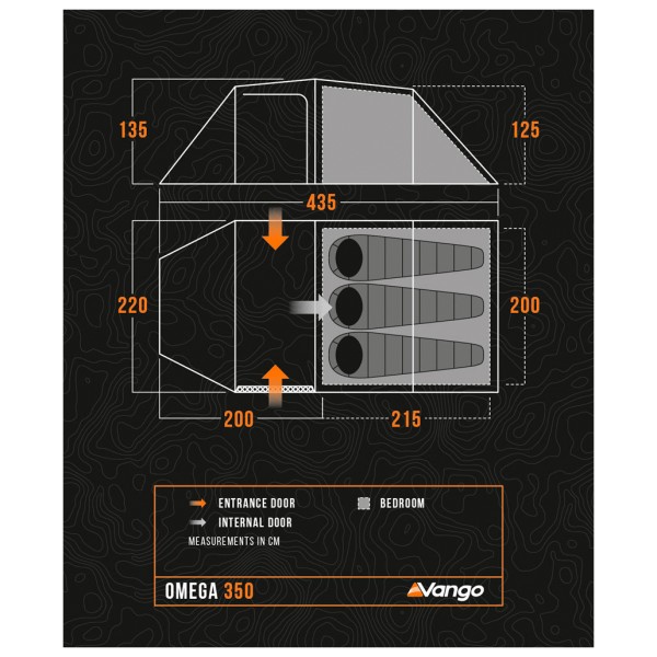 Vango - Omega 350 - Tente 3 places
