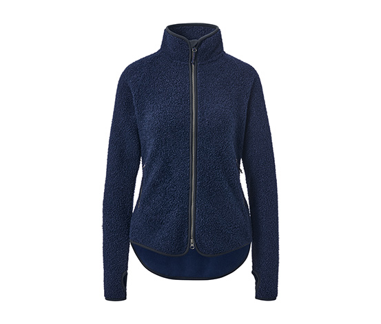 Teddy-Jacke, blau