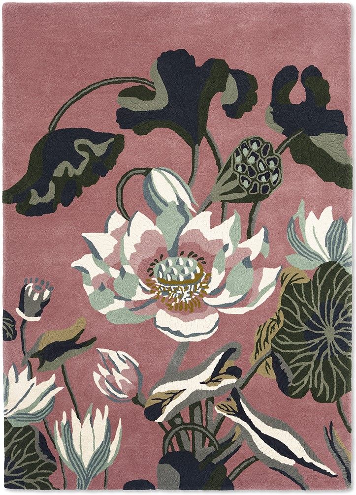 Vloerkleed Dusty Rose 038602 Waterlily  | Wedgwood Home