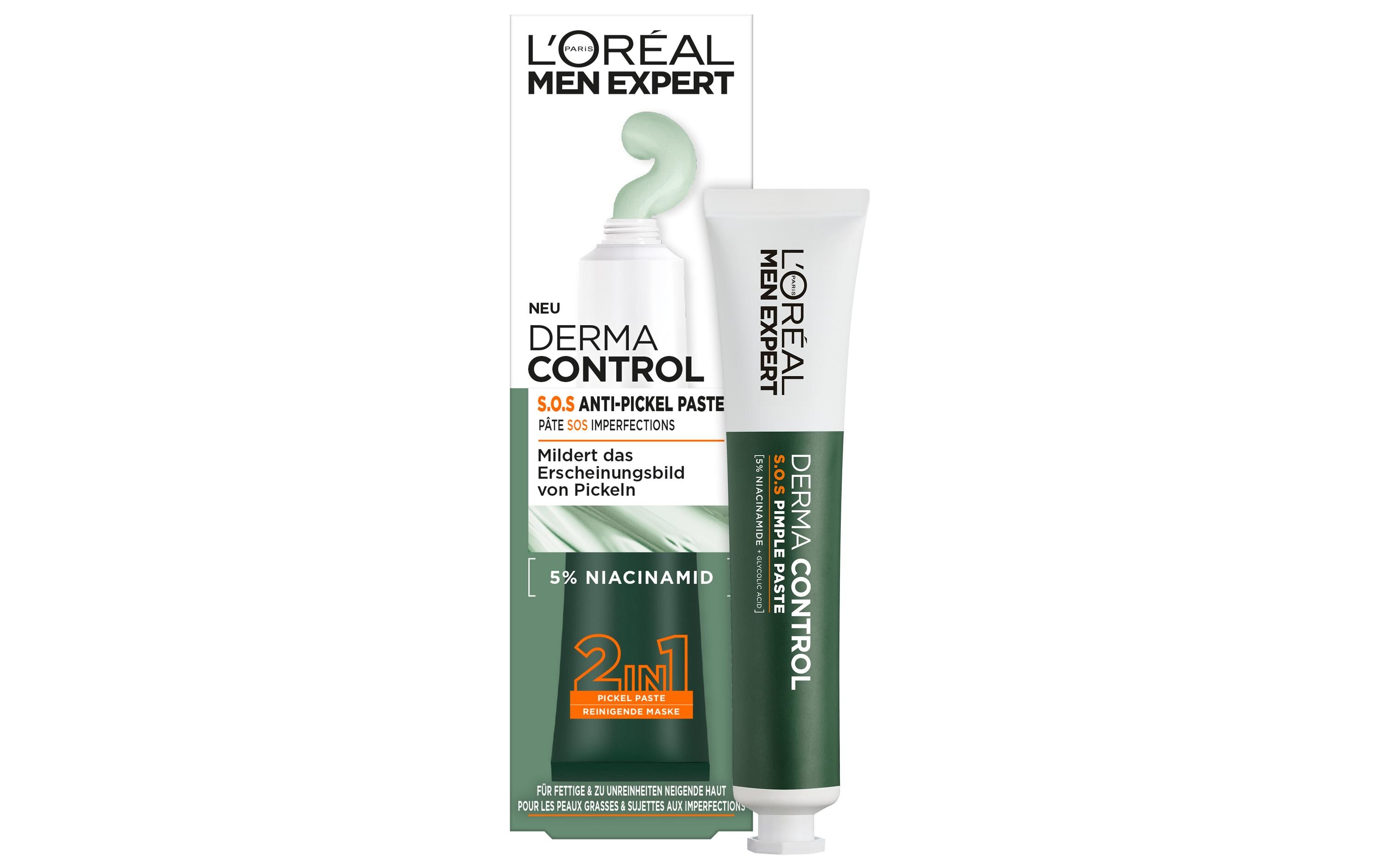 Derma Control S.O.S. Pimple Paste 45 mlPimple Paste für Männer mit Niacinamid