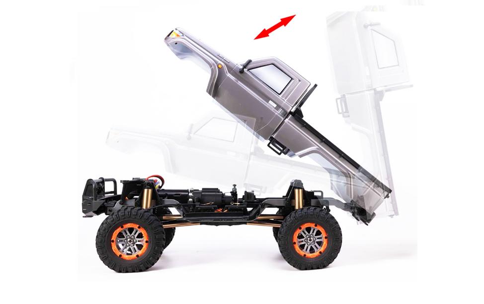 Scale Crawler AMXRock RCX10P Pro Weiss, ARTR, 1:10<br>Rockcrawler mit Differntialsperren, 2-Gang Getriebe und Portalachsen