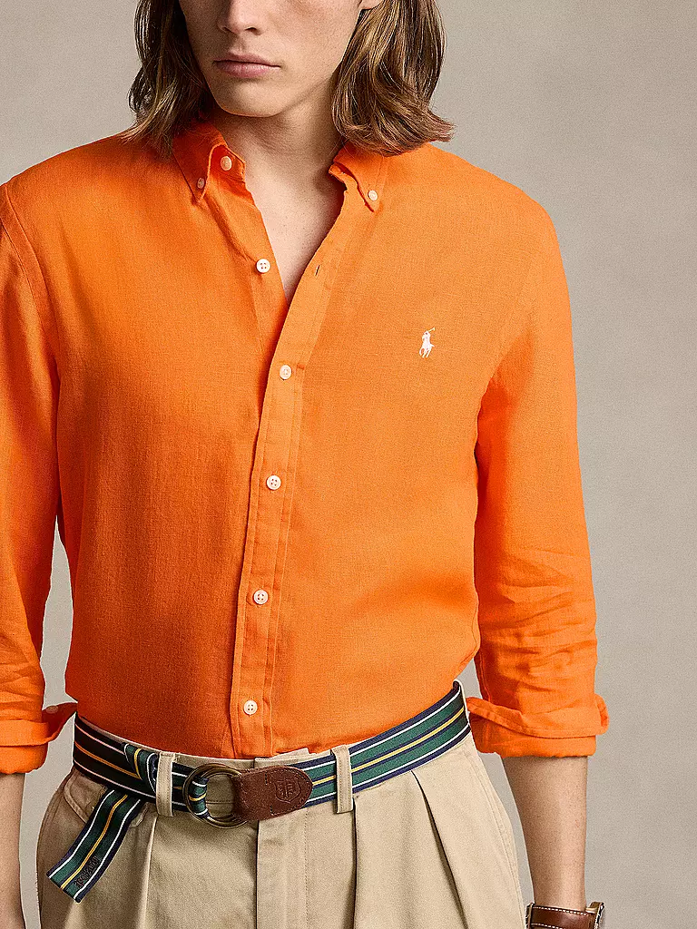 POLO RALPH LAUREN Leinenhemd orange