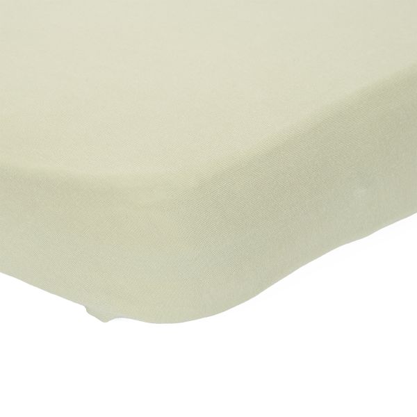 Little Dutch Hoeslaken Wieg Pure - 40 x 80 cm -  Sage