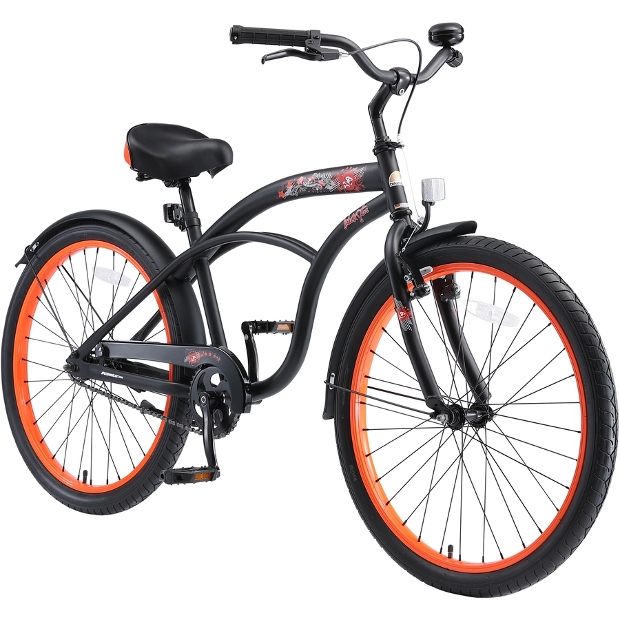 Bikestar Kinderrad 24 Zoll Cruiser schwarz