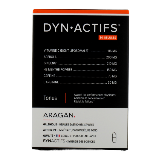 Synactifs Dyn Actifs Tonus - Performances physiques, concentration