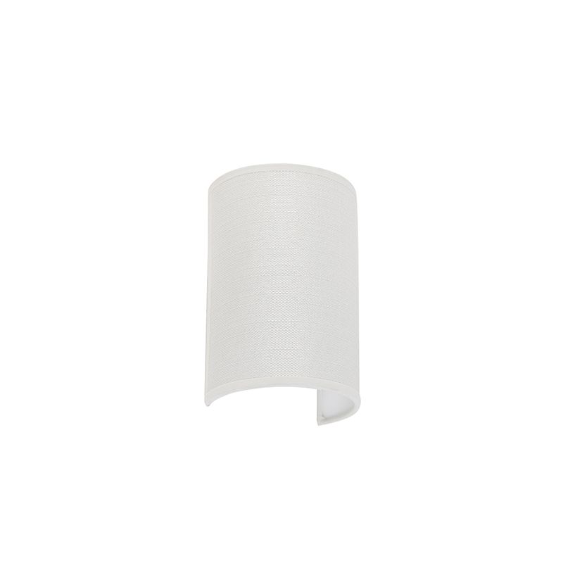 Smart wandlamp wit incl. Wifi A60 - Simple Drum Jute