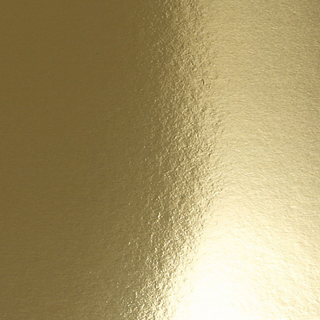 Metalkarton - A2 - 280 G - Guld - 10 Ark