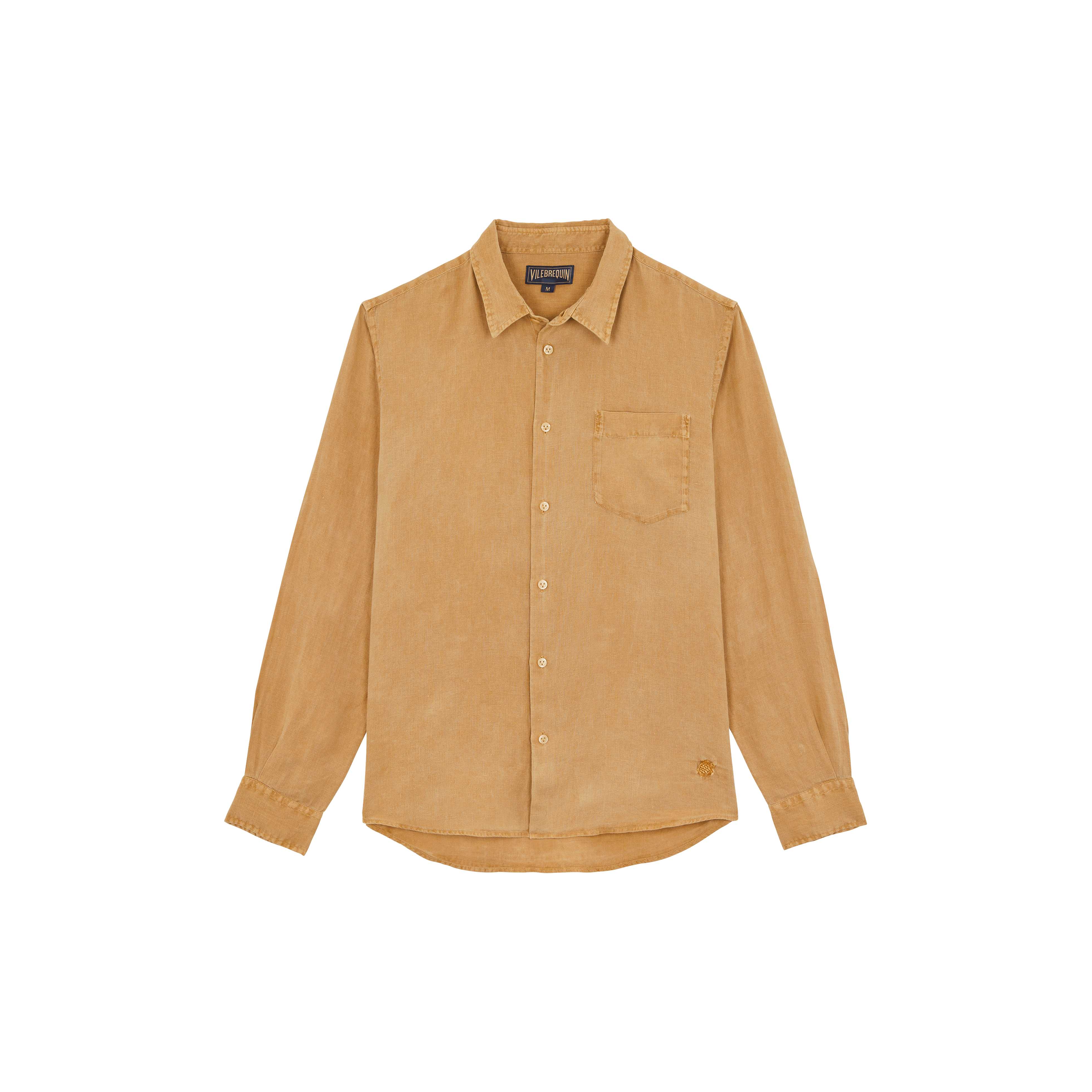 Chemise en lin homme Natural dye