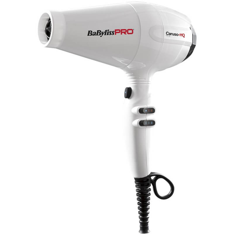 Sèche-cheveux BaByliss Pro ionic Caruso HQ blanc 2400W