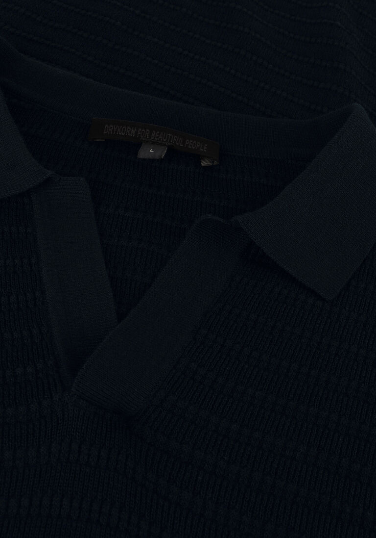 DRYKORN donkerblauwe drykorn polo braian