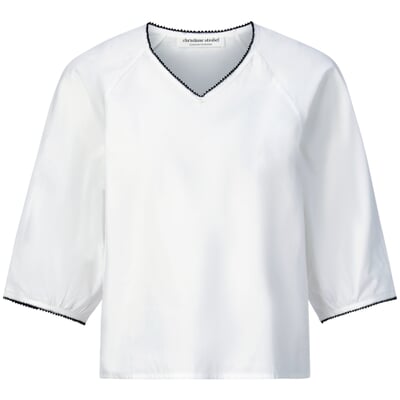 Damen-Blusenshirt, Naturweiß
