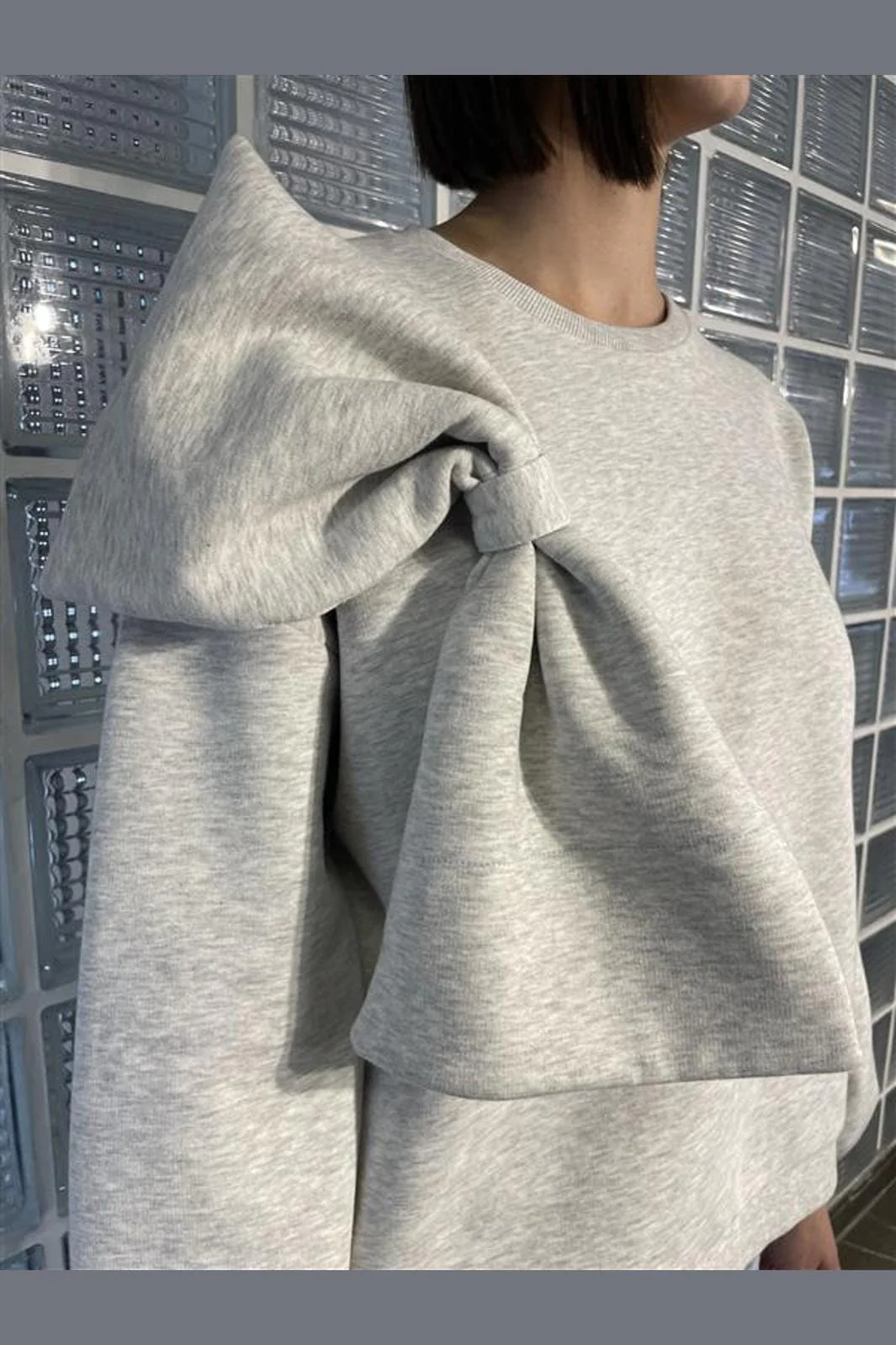 Object Objcaro Ls Lo Bow Sweatshirt
