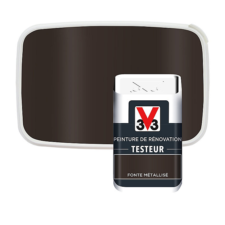 Testeur peinture de rénovation V33 fonte métallisé 50ml