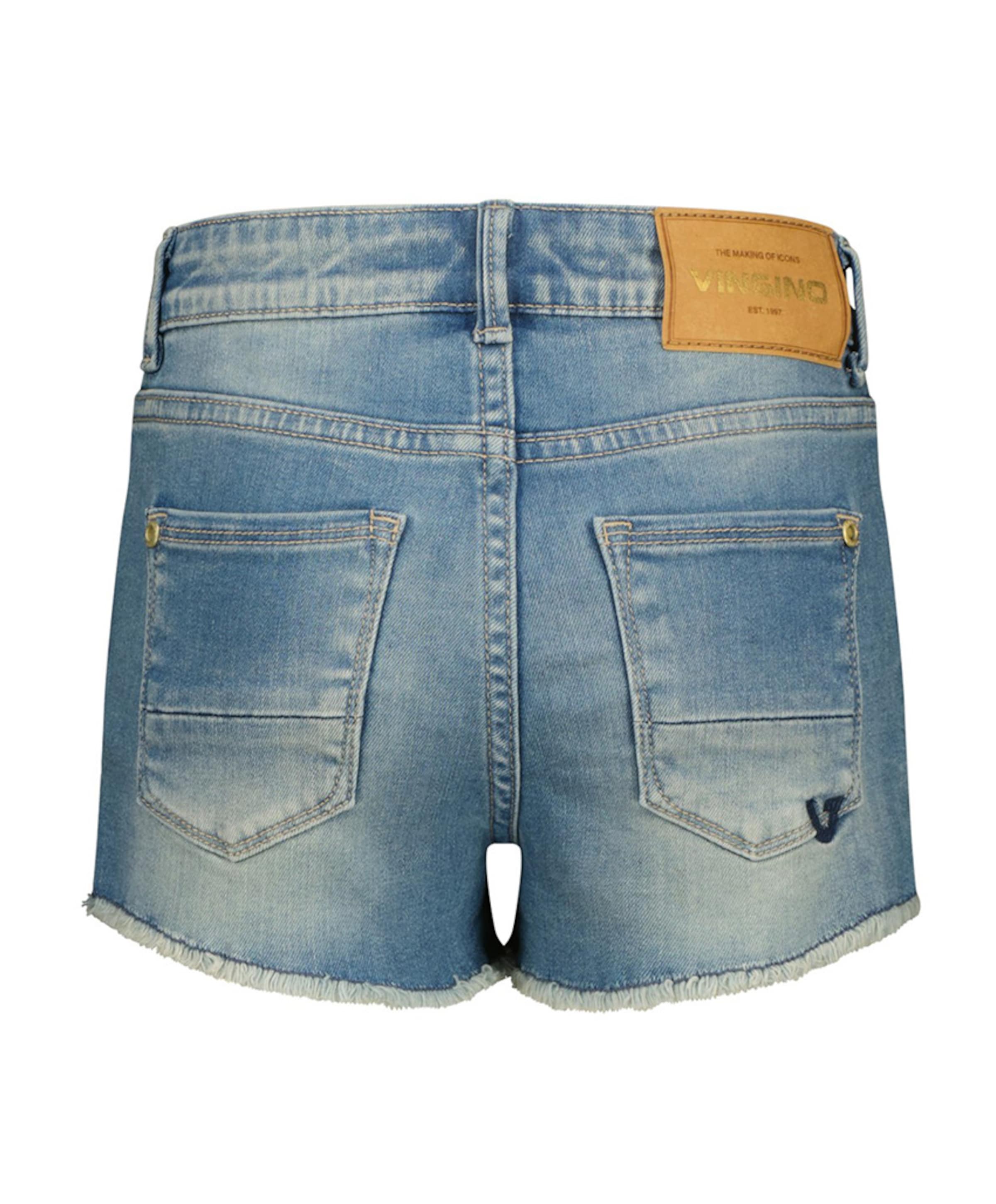 Vingino Daizy meisjes korte broek blauw